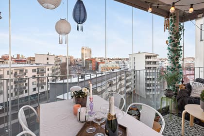 Balkong eller utsiktsbild