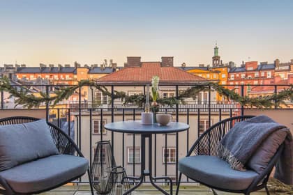 Balkong eller utsiktsbild