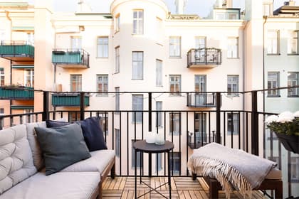 Balkong eller utsiktsbild