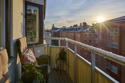 Balkong eller utsiktsbild