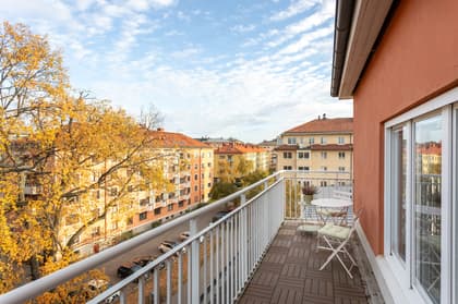 Balkong eller utsiktsbild