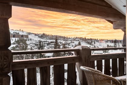 Balkong eller utsiktsbild