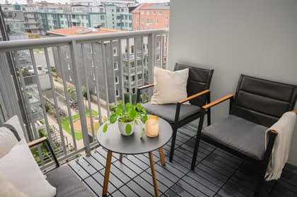 Balkong eller utsiktsbild