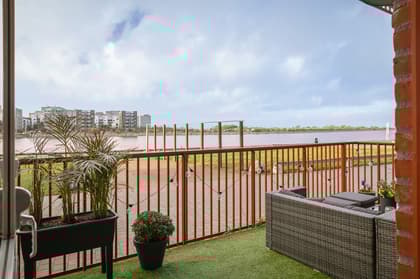 Balkong eller utsiktsbild