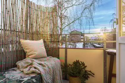 Balkong eller utsiktsbild