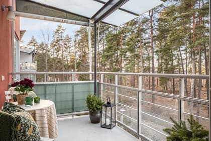 Balkong eller utsiktsbild