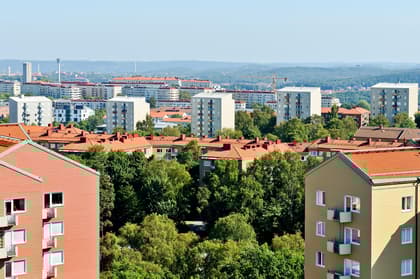 Balkong eller utsiktsbild