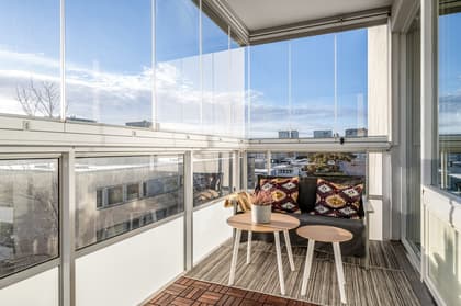 Balkong eller utsiktsbild