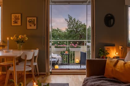 Balkong eller utsiktsbild