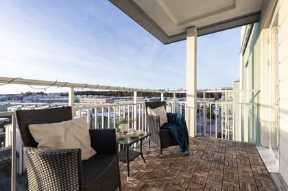 Balkong eller utsiktsbild