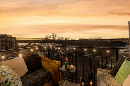 Balkong eller utsiktsbild