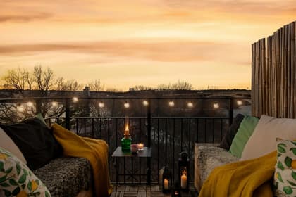 Balkong eller utsiktsbild