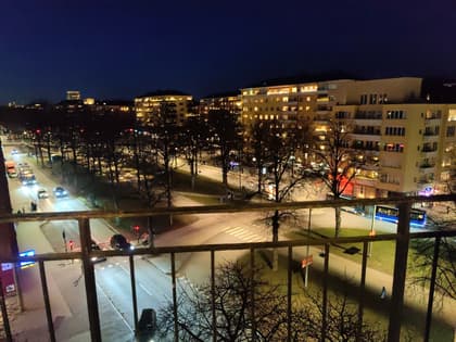 Balkong eller utsiktsbild