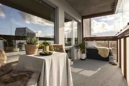 Balkong eller utsiktsbild