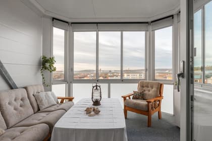 Balkong eller utsiktsbild