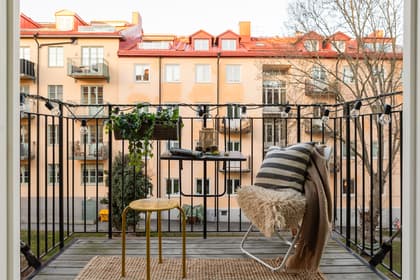 Balkong eller utsiktsbild