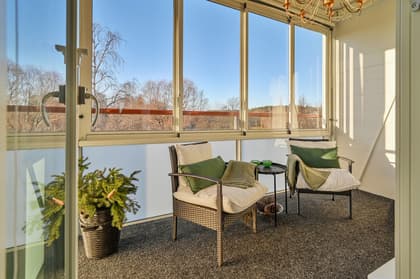 Balkong eller utsiktsbild