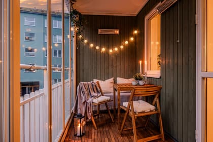 Balkong eller utsiktsbild