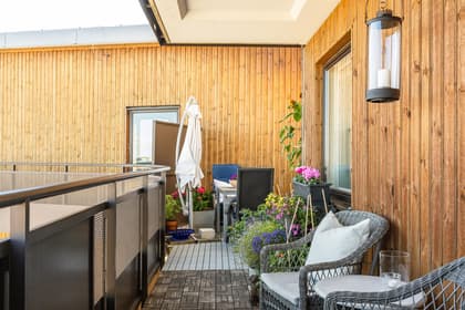 Balkong eller utsiktsbild