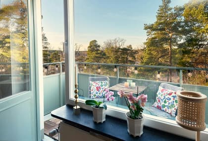 Balkong eller utsiktsbild