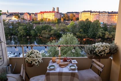 Balkong eller utsiktsbild