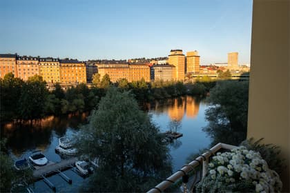 Balkong eller utsiktsbild