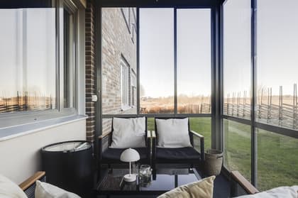 Balkong eller utsiktsbild