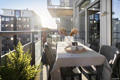 Balkong eller utsiktsbild