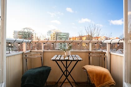 Balkong eller utsiktsbild