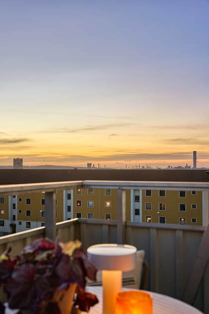 Balkong eller utsiktsbild