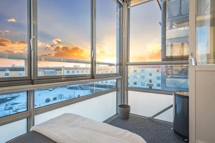 Balkong eller utsiktsbild