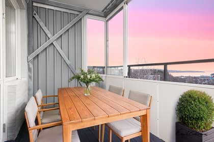 Balkong eller utsiktsbild