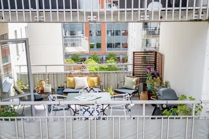 Balkong eller utsiktsbild