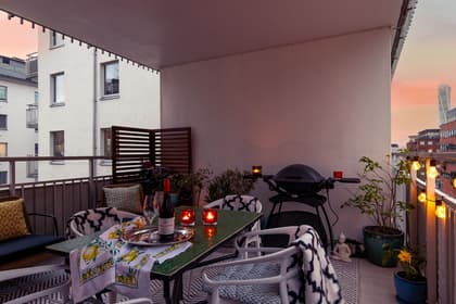 Balkong eller utsiktsbild