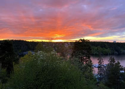 Balkong eller utsiktsbild