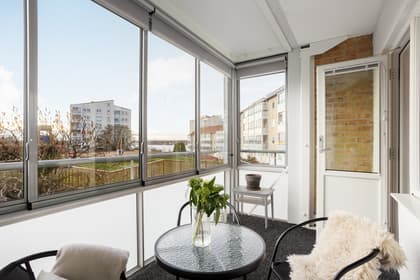 Balkong eller utsiktsbild