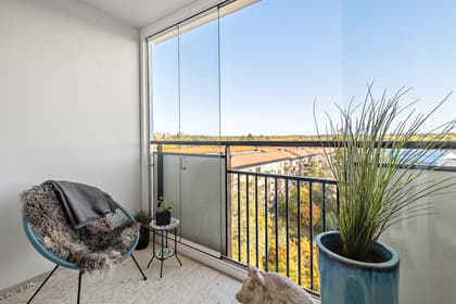 Balkong eller utsiktsbild