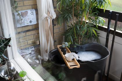 Balkong eller utsiktsbild