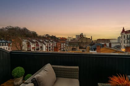 Balkong eller utsiktsbild