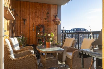 Balkong eller utsiktsbild