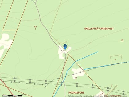 Illustrerad karta över fastigheten eller området