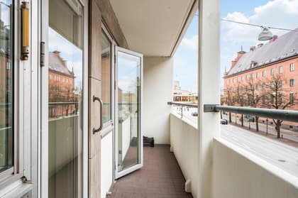 Balkong eller utsiktsbild