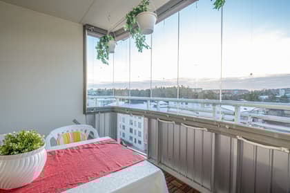 Balkong eller utsiktsbild