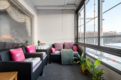 Balkong eller utsiktsbild