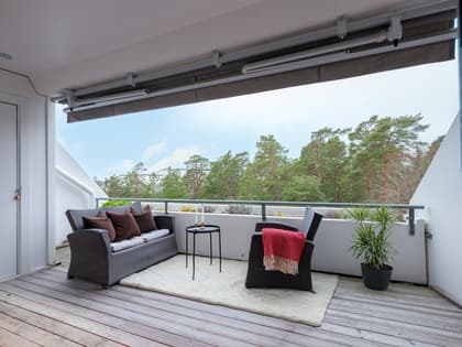 Balkong eller utsiktsbild