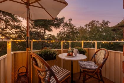 Balkong eller utsiktsbild