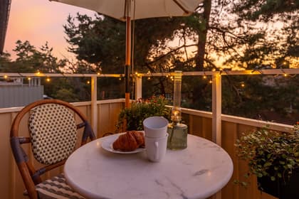 Balkong eller utsiktsbild