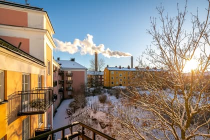 Balkong eller utsiktsbild