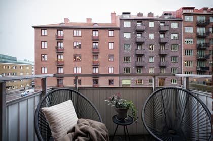 Balkong eller utsiktsbild