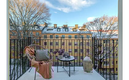 Balkong eller utsiktsbild